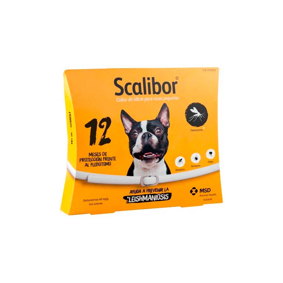 collar repelente scalibor 48cm